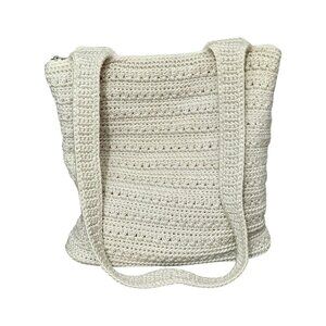 The Sak Women's Everyday Bag Cream Crochet Boho Shoulder Bag